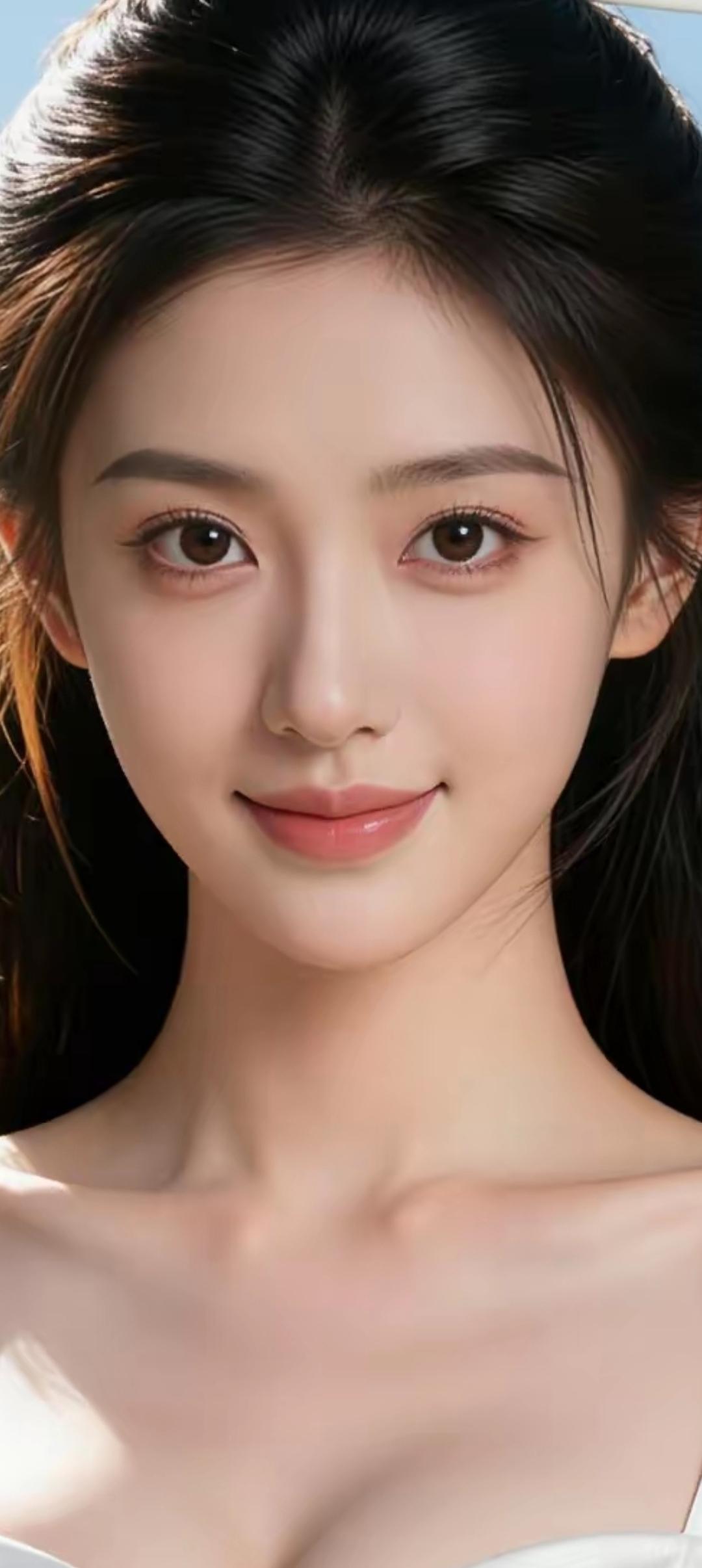 温柔甜美的少女，散发着自然的光彩！🌟✨