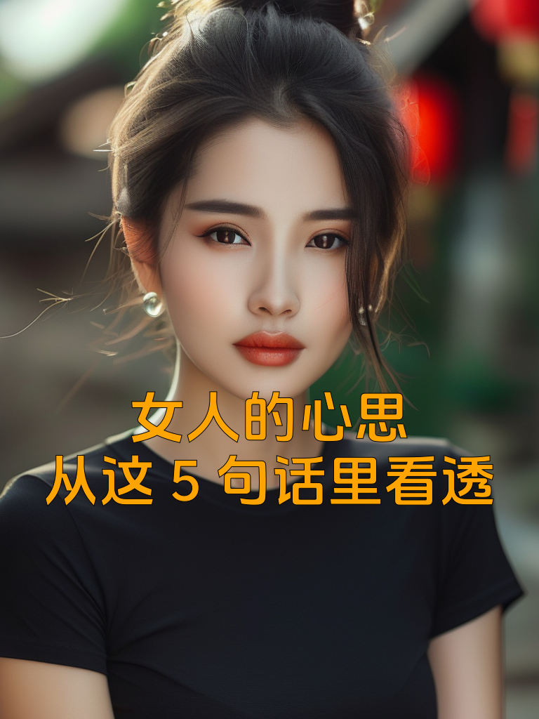 女人的心思，从这5句话里看透