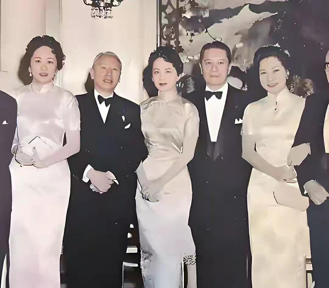 宋子文的弟弟宋子安也有一个漂亮媳妇，比宋子文的媳妇更漂亮。宋子安比他的妻子胡其