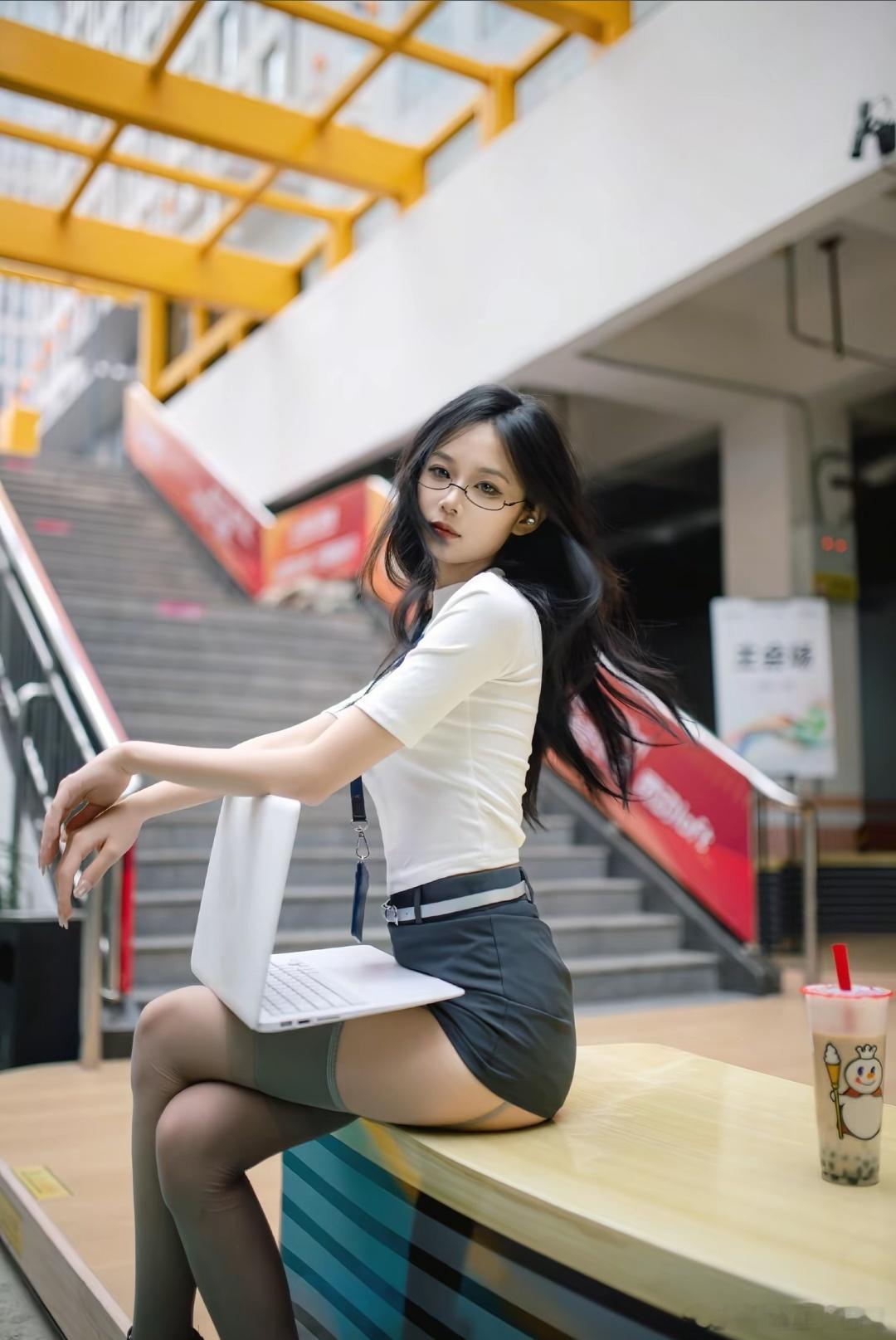 写真摄影日记女秘书美女国庆节精彩人像​​​