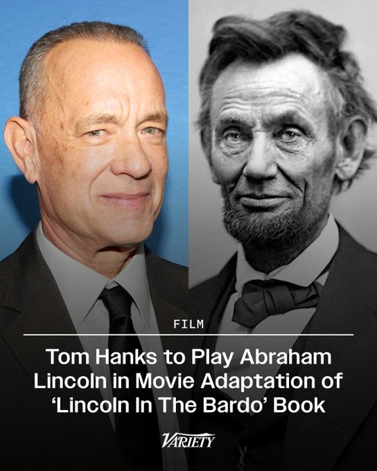 汤姆·汉克斯将主演并监制新片《林肯在冥界》。该片由杜克·约翰逊执导，原著作者乔治