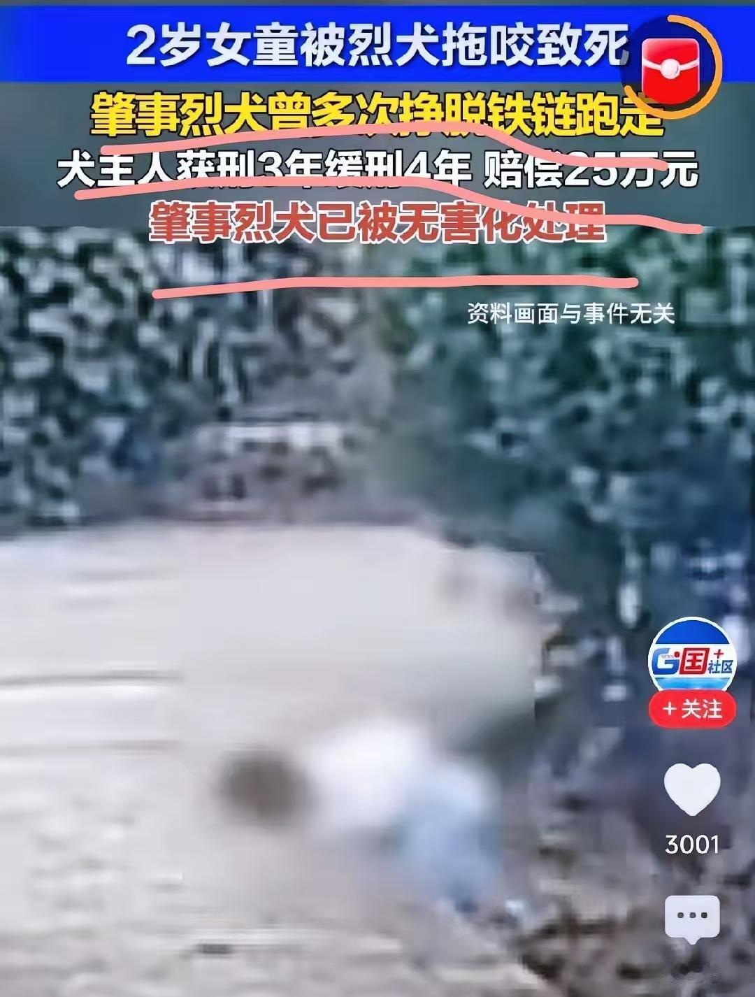 一条狗的命，和一个两岁女童的命，放在天平上称了称，结果让人直冒冷汗。北京大爷嫌狗