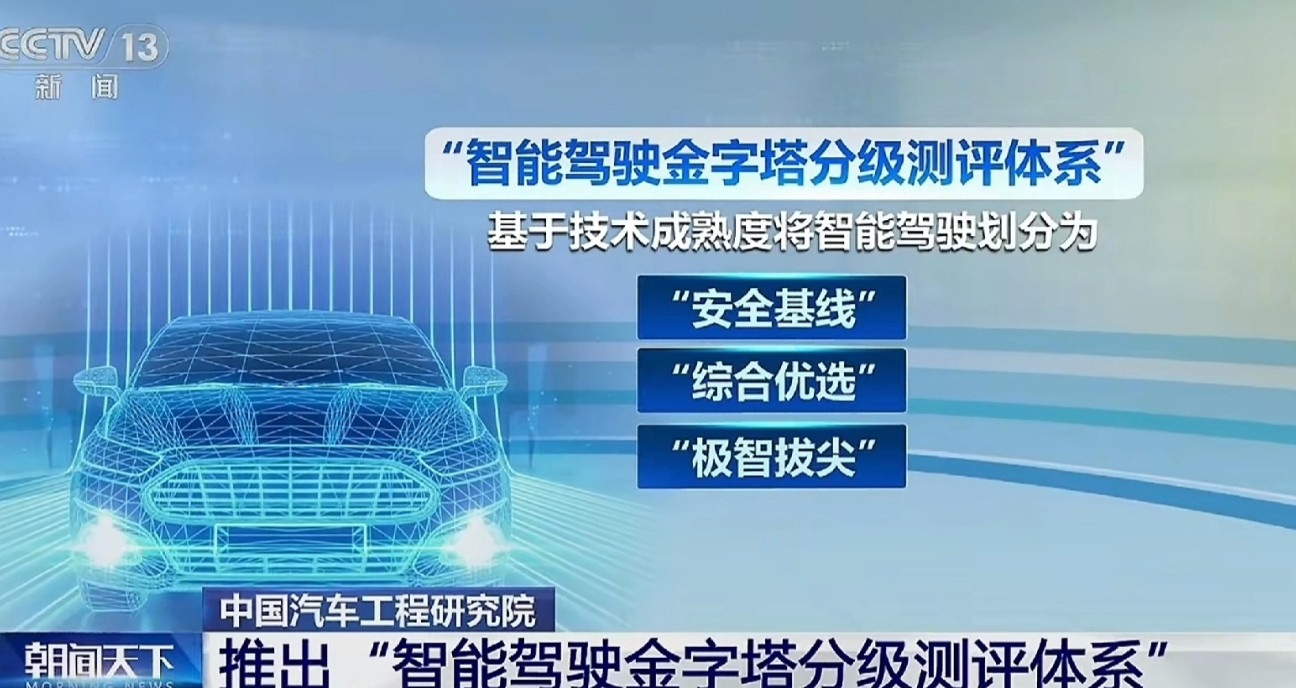 官方“智驾分级”，差等生要哭了！据央视报道，中国汽车工程研究院于近日推出了“智