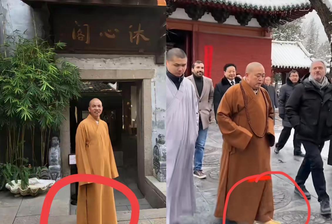 终于明白为什么白马寺的方丈主持了20年都没有一句说他坏话的，光是穿鞋这一个细节