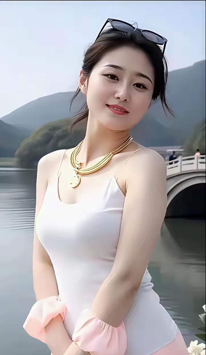美好的邂逅在湖光山色的褶皱里你是一帧留白的写意墨镜栖于发梢藏起星芒金链