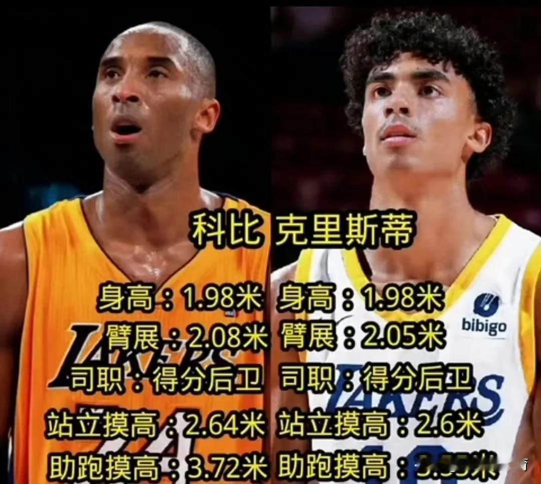 长得像科比没用，你必须要有坚韧、无惧，敢于出手的曼巴精神！克里斯蒂自从被湖人选