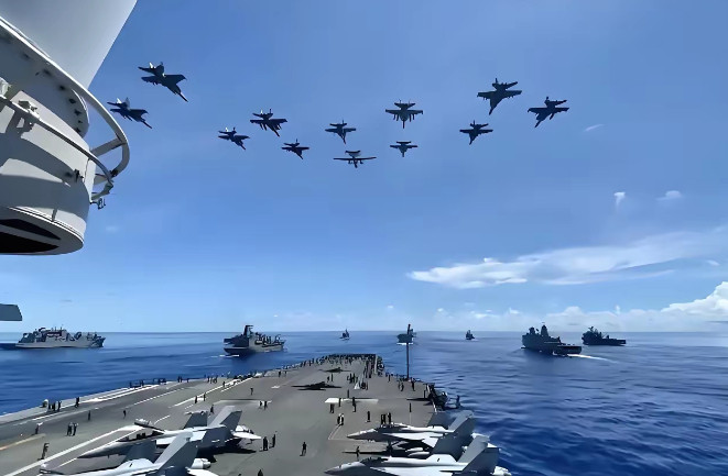 目标是094战略核潜艇！美日澳新印5国出动反潜机，铁了心抱团和中方较量一番！据N