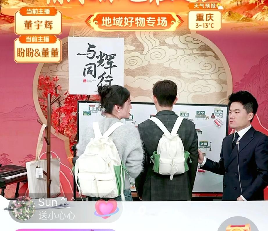 与辉同行定制双肩包千呼万唤始出来！最让人感动的是设计的细节！直播间60多万人抢几