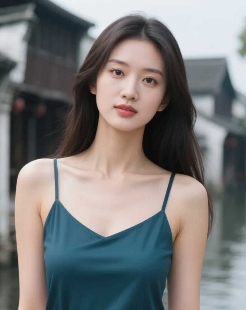 阳光下她走来，连空气都变甜了。