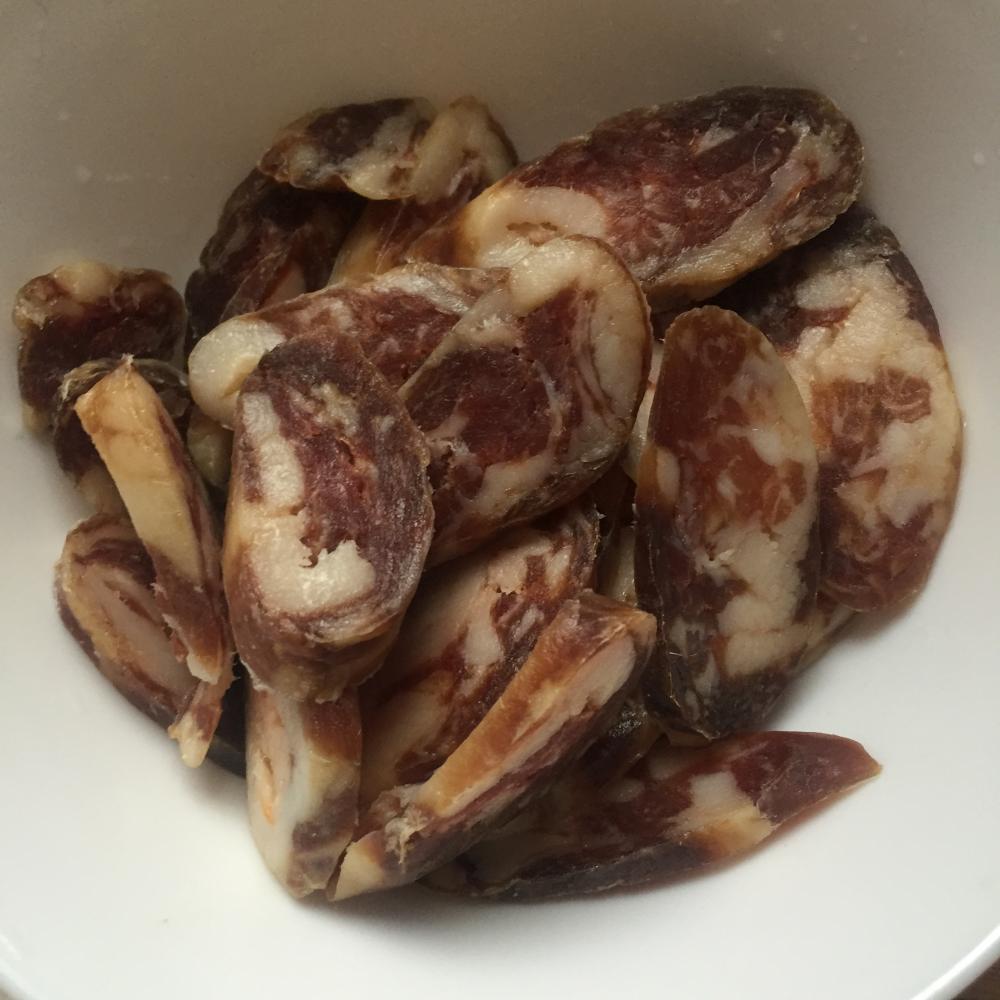 儿童营养餐——松茸腊肠蒸饭