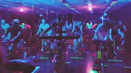 兰思月 动感单车教程 45分钟课程 教学 表演 完