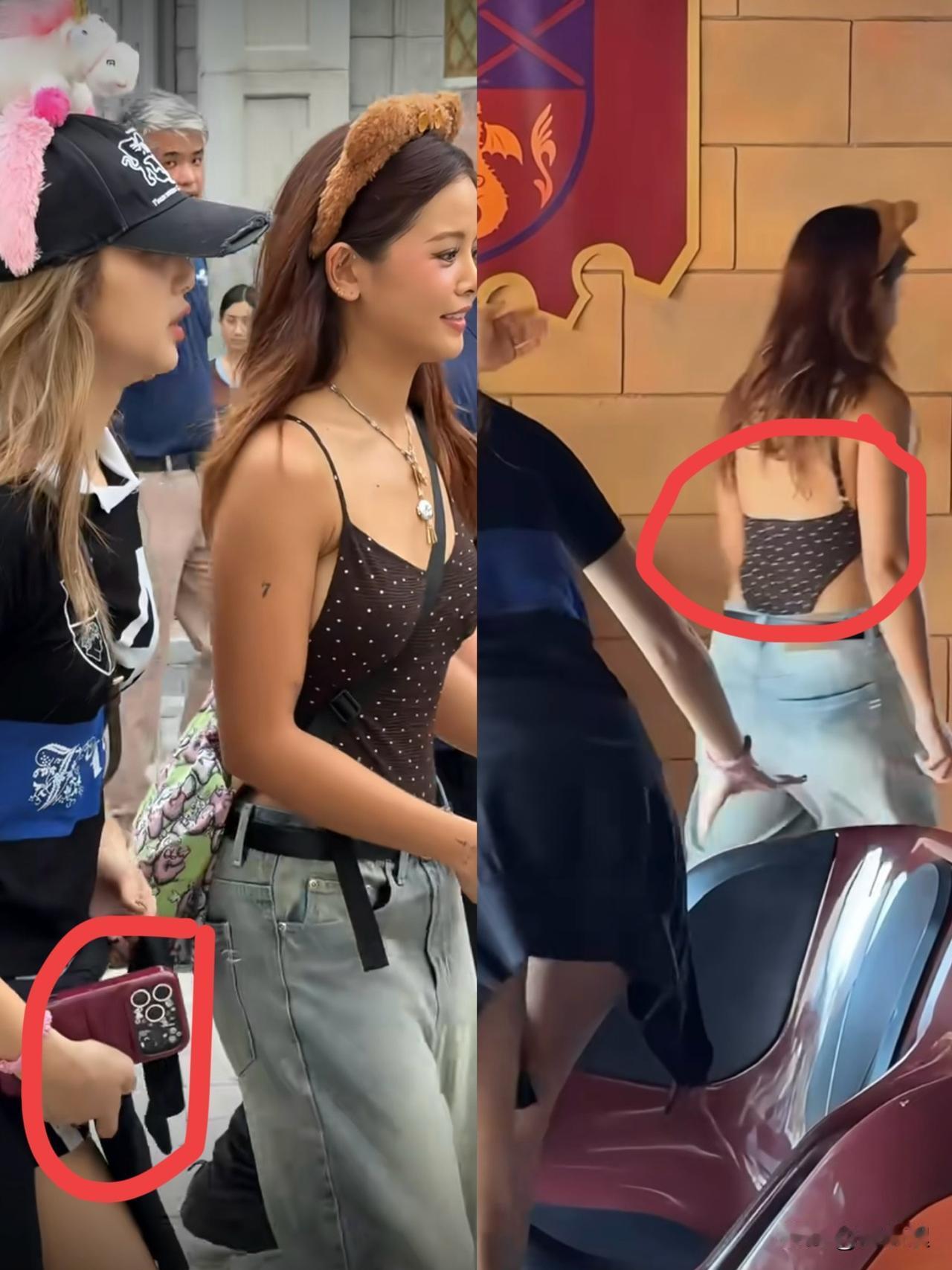 懵了！Lisa把性感张扬让给身边的闺蜜？她现身新加坡的造型，被这美女抢镜！