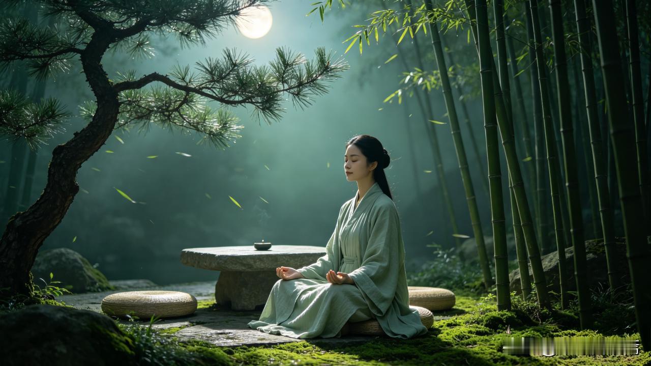 风摇竹韵，月浸松风｜成年人最顶级的清欢我们总被生活追着跑，活得太紧绷，连呼