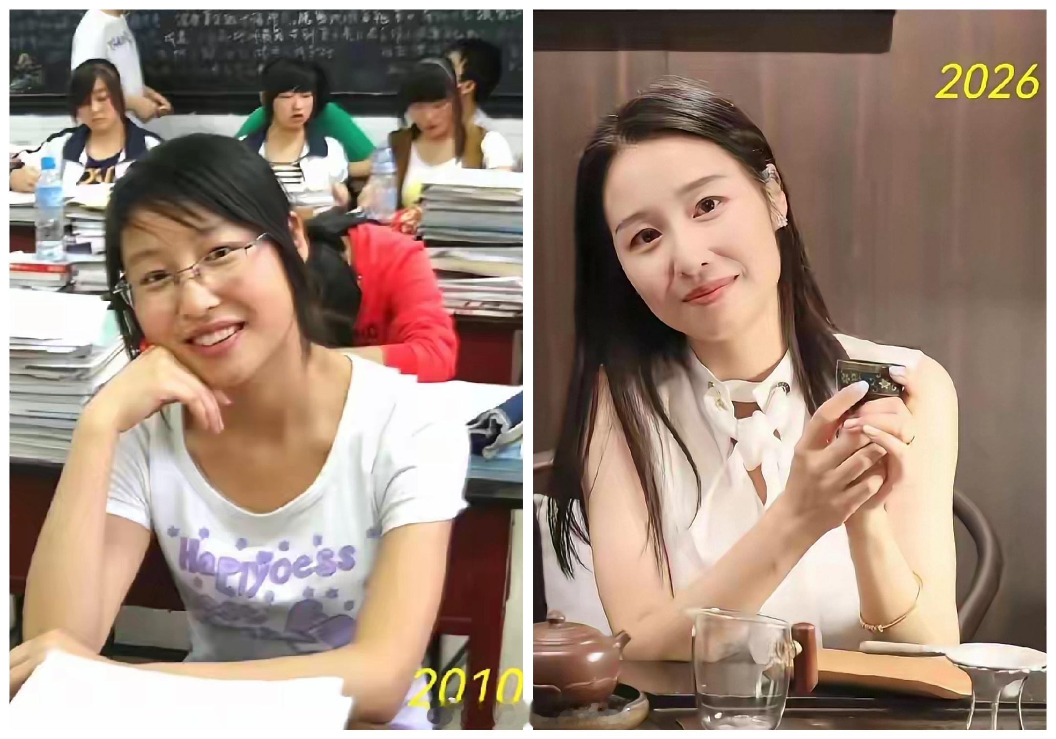 原来“女大十八变”，是真的！由青涩变成熟，是爱情滋润好吧？