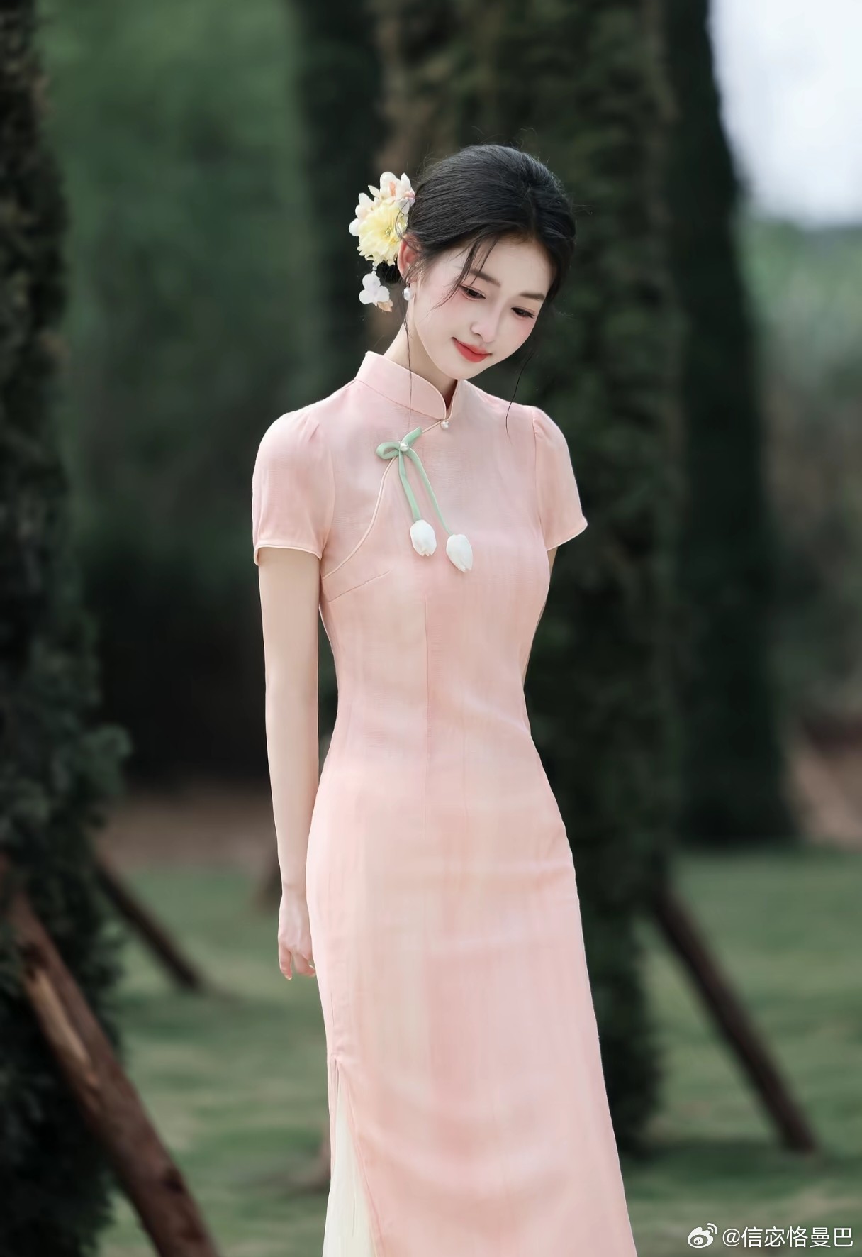 旗袍旗袍写真女生穿搭