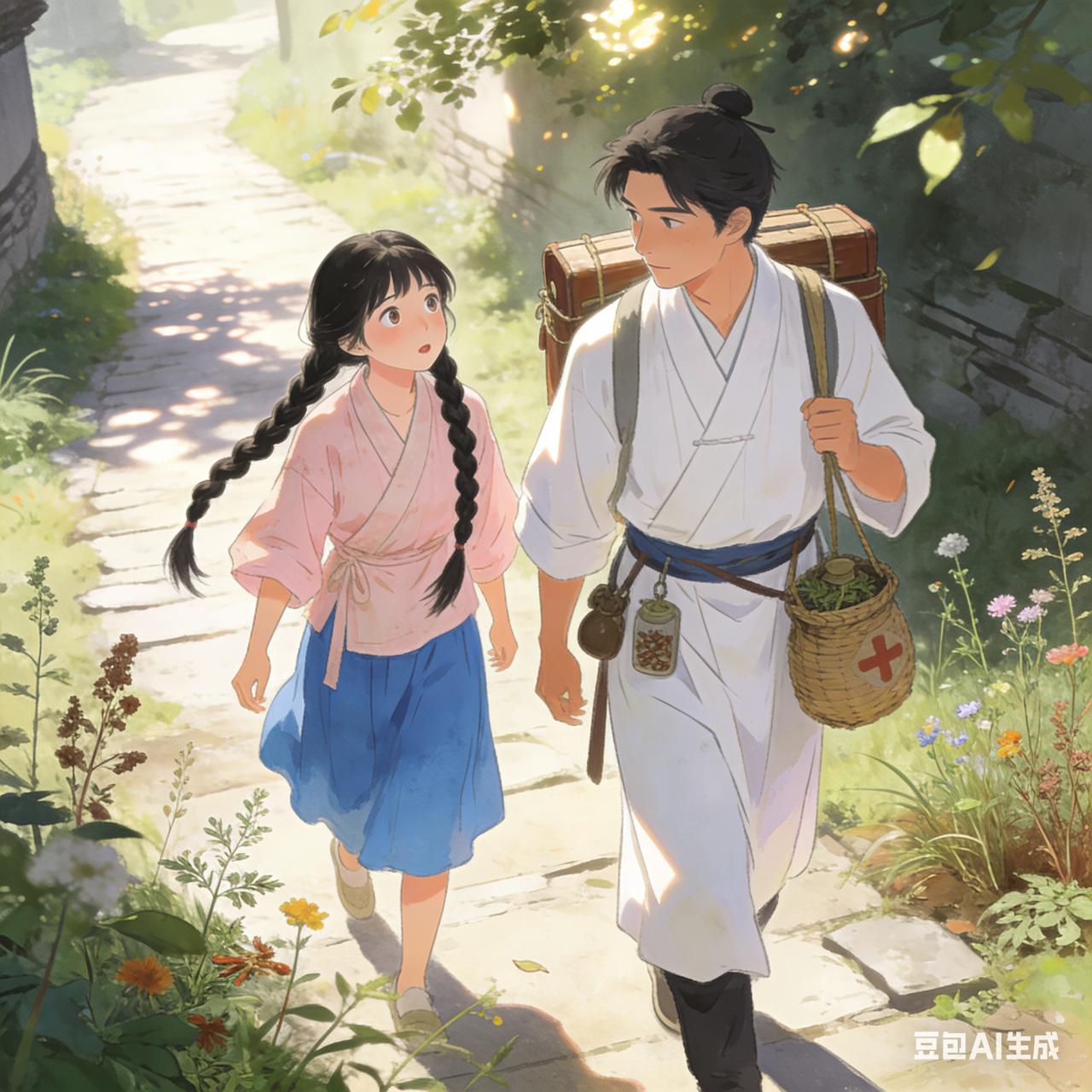 明朝有位名叫秦明的医者，师从名医李时珍，医术高超。他志在行万里路、医四方人，一