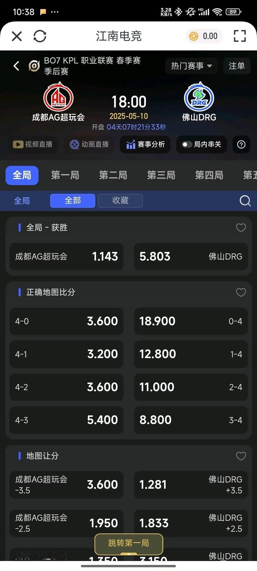 K吧热议夸张，这应该是KPL总决赛赔率最高的一次吧？能进总决赛的队伍实力都不弱