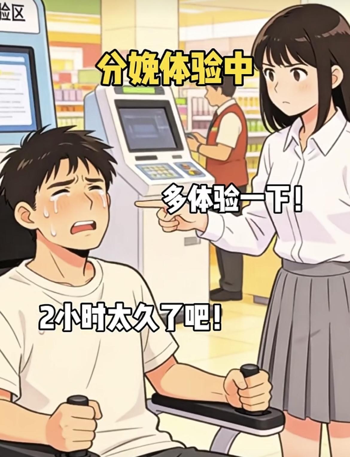 “老公，你也体验一下，分娩的过程，”[笑着哭][笑着哭]