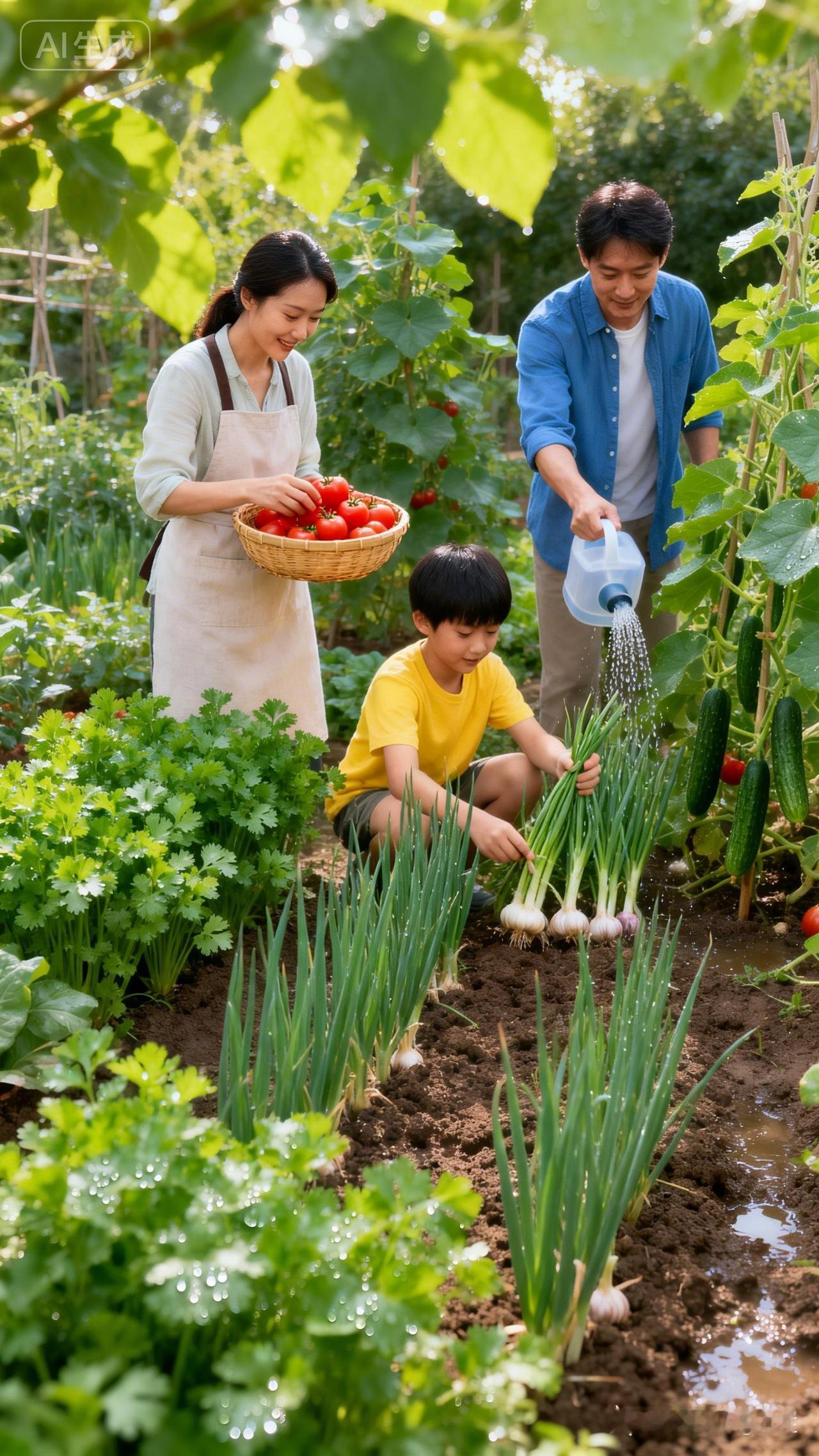 亲子园艺时光，一起收获成长的喜悦！🌱👨‍👩‍👦