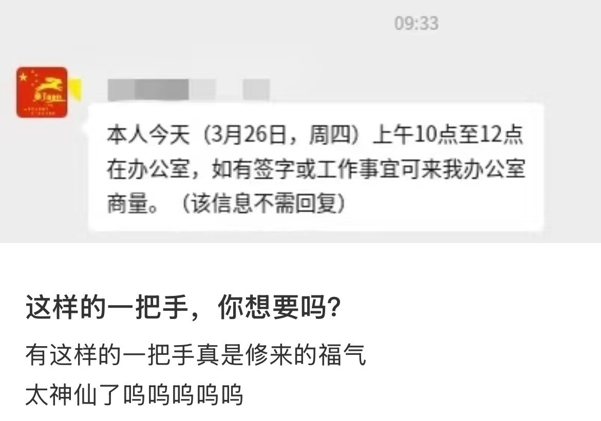 真正的神仙领导belike