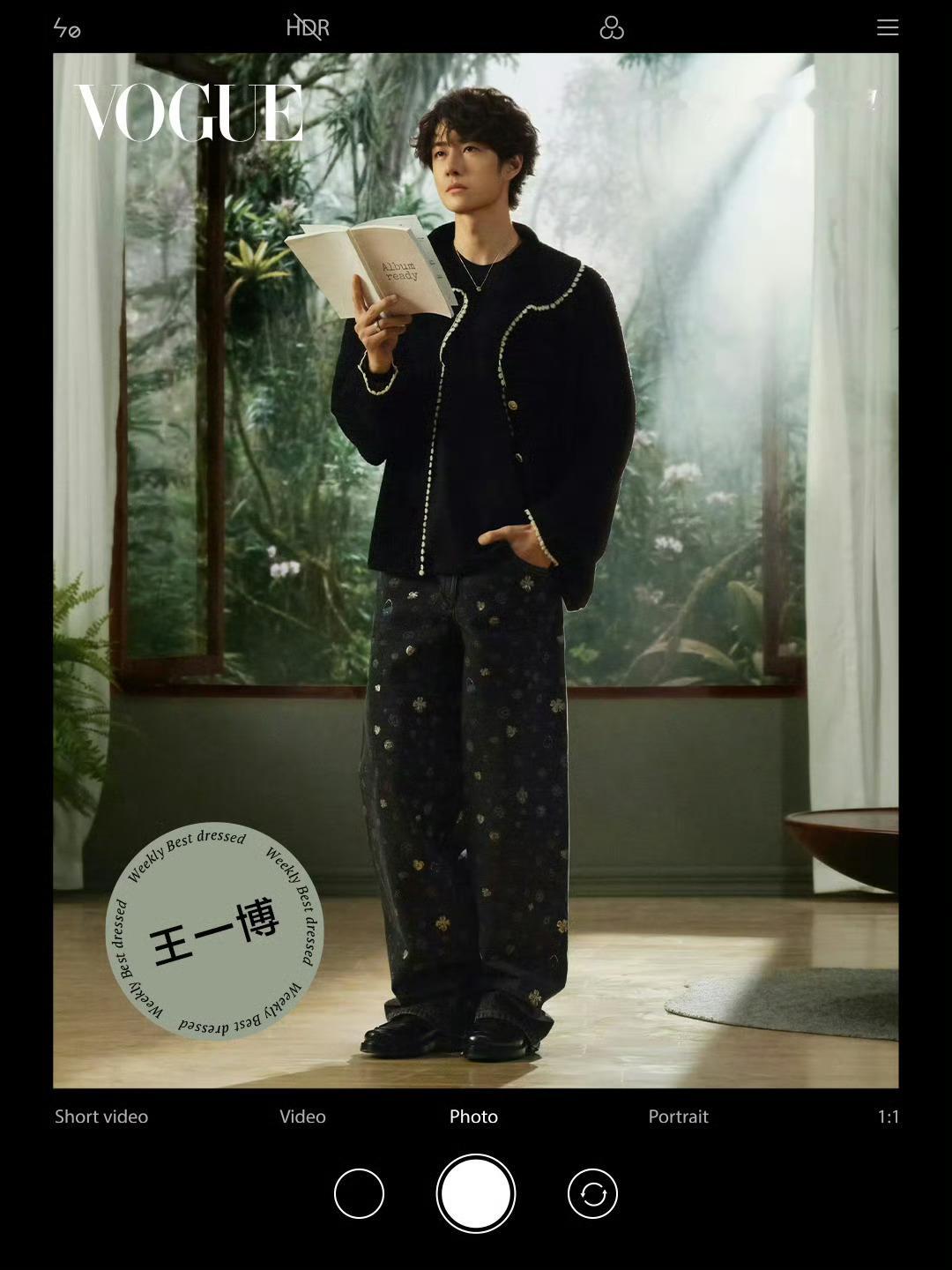 王一博肖战张凌赫男明星最佳穿搭王一博肖战张凌赫上榜男明星VOGUE一周最佳穿搭，