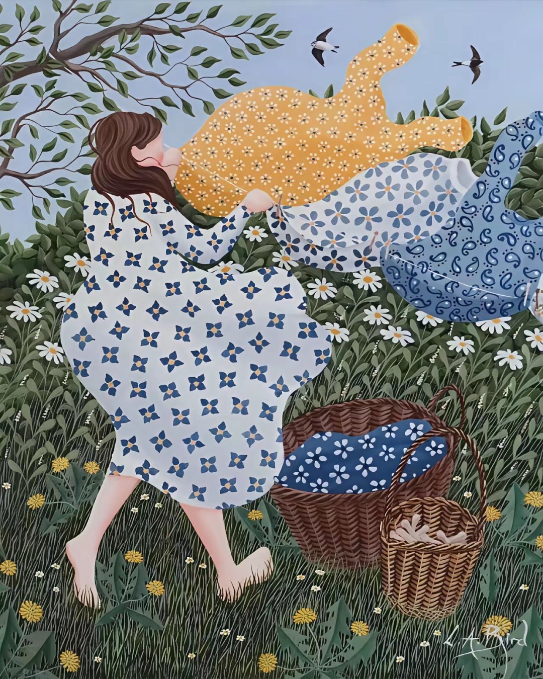 英国画家LucyAlmeyBird绘画作品欣赏遇见艺术遇见美好原创