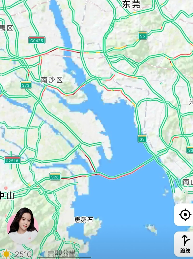 每逢重大节假日，珠三角的的虎门大桥，南沙大桥，深中大桥，是真的堵车！本来过桥正常