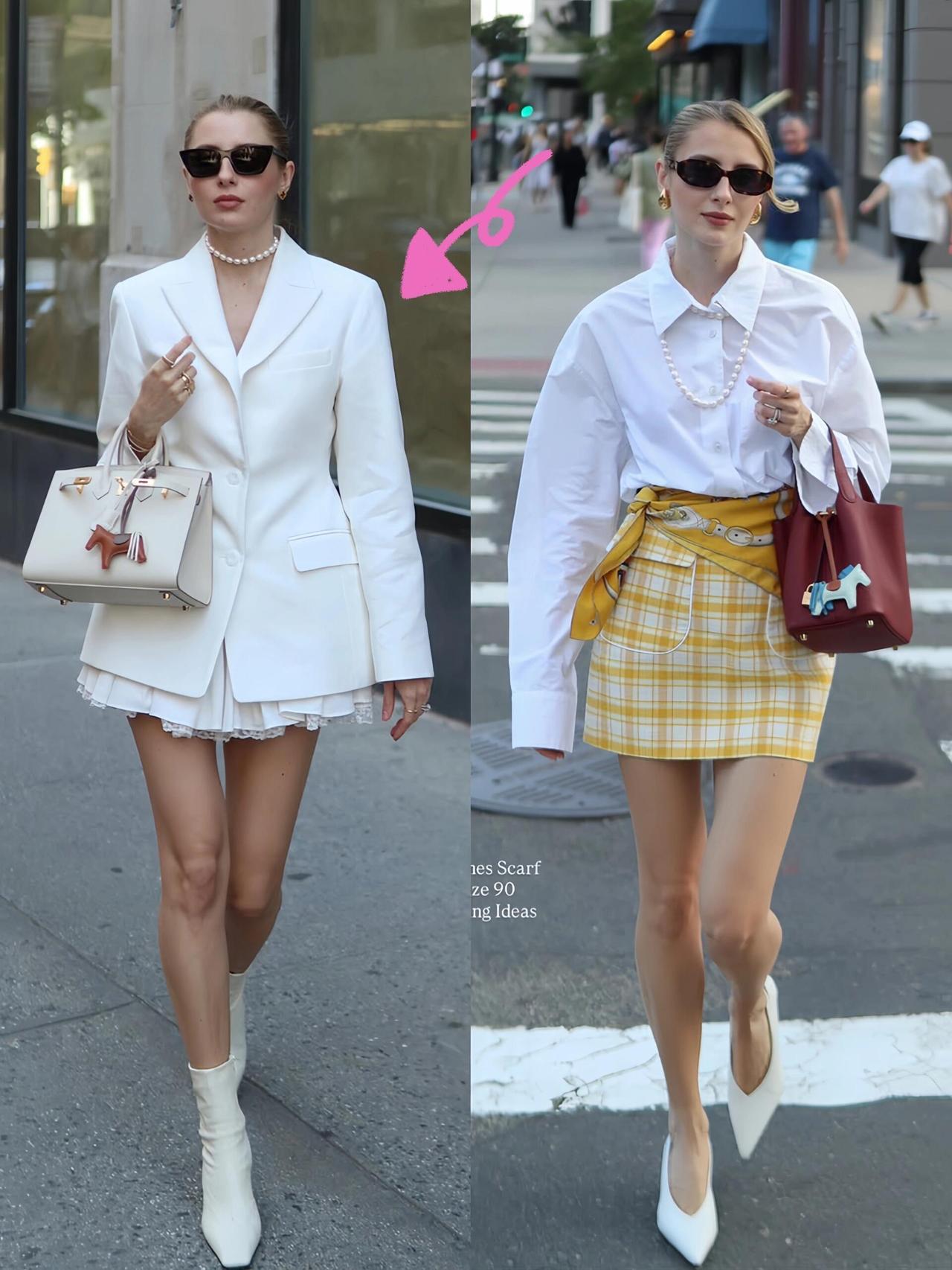 博主valerie.kei把极简风玩明白了！用黑白米等低饱和色系，搭配利落剪裁