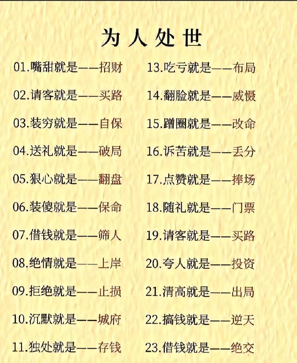 世事洞明皆学问，人情练达即文章。言尽则无友；责人不必苛尽，