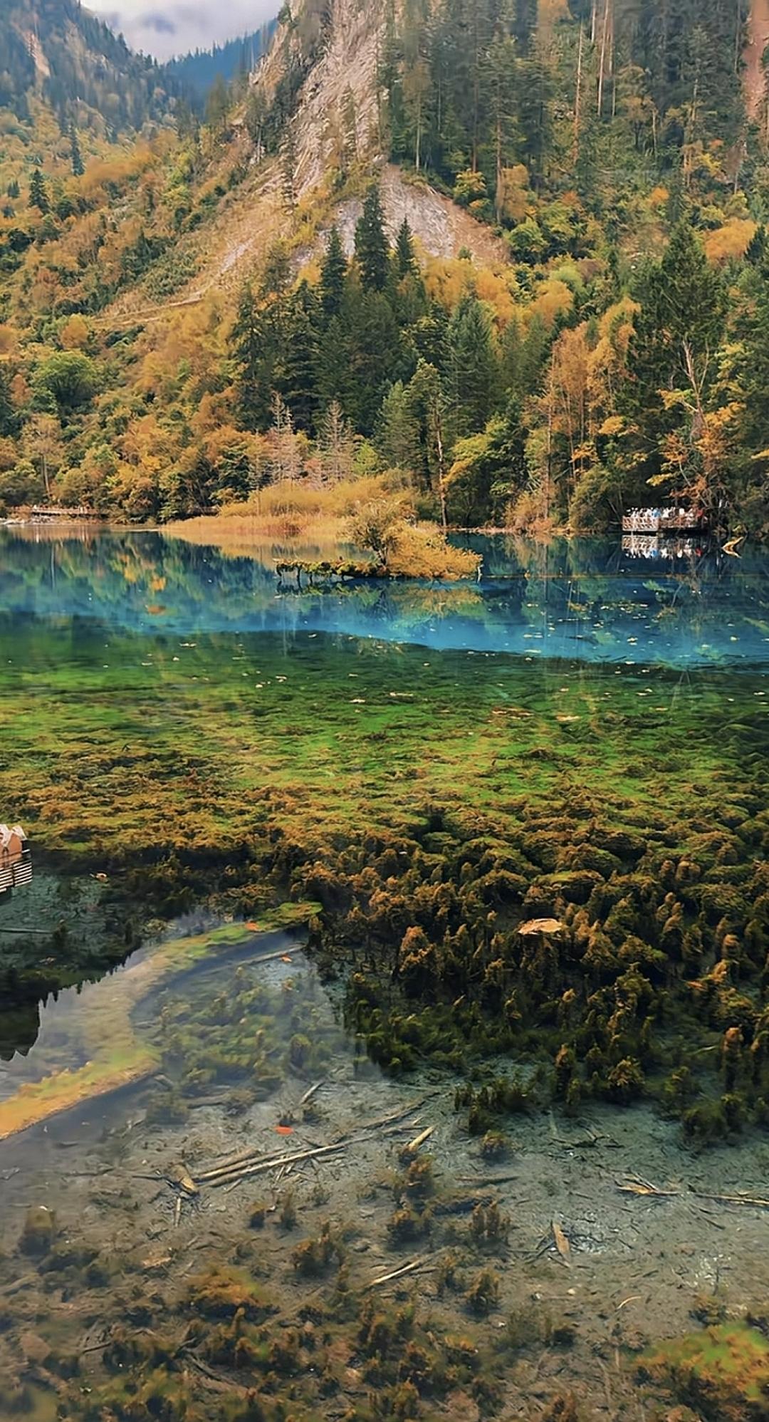 人间仙境，山清水秀，青山绿水，江山如画风景人间仙境美如画