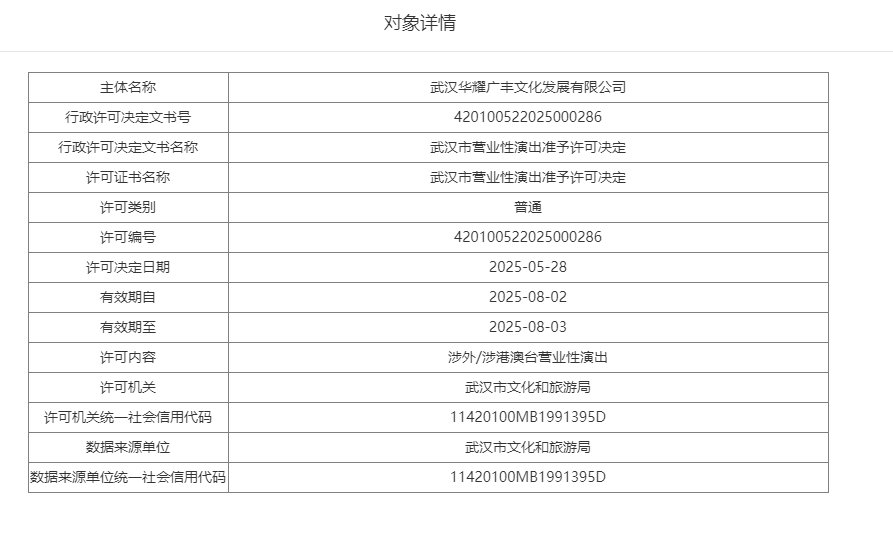 刘宇宁的2025巡演刘宇宁「刘宇宁的」2025巡回演唱会武汉站审批通过！将于2