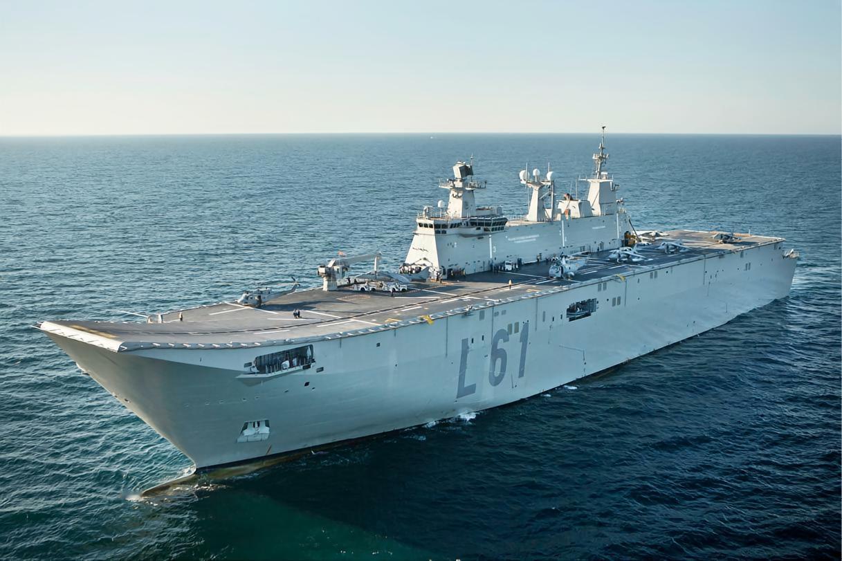 每天认识一件兵器西班牙“胡安·卡洛斯一世”号两栖攻击舰“胡安·卡洛斯一世”号（