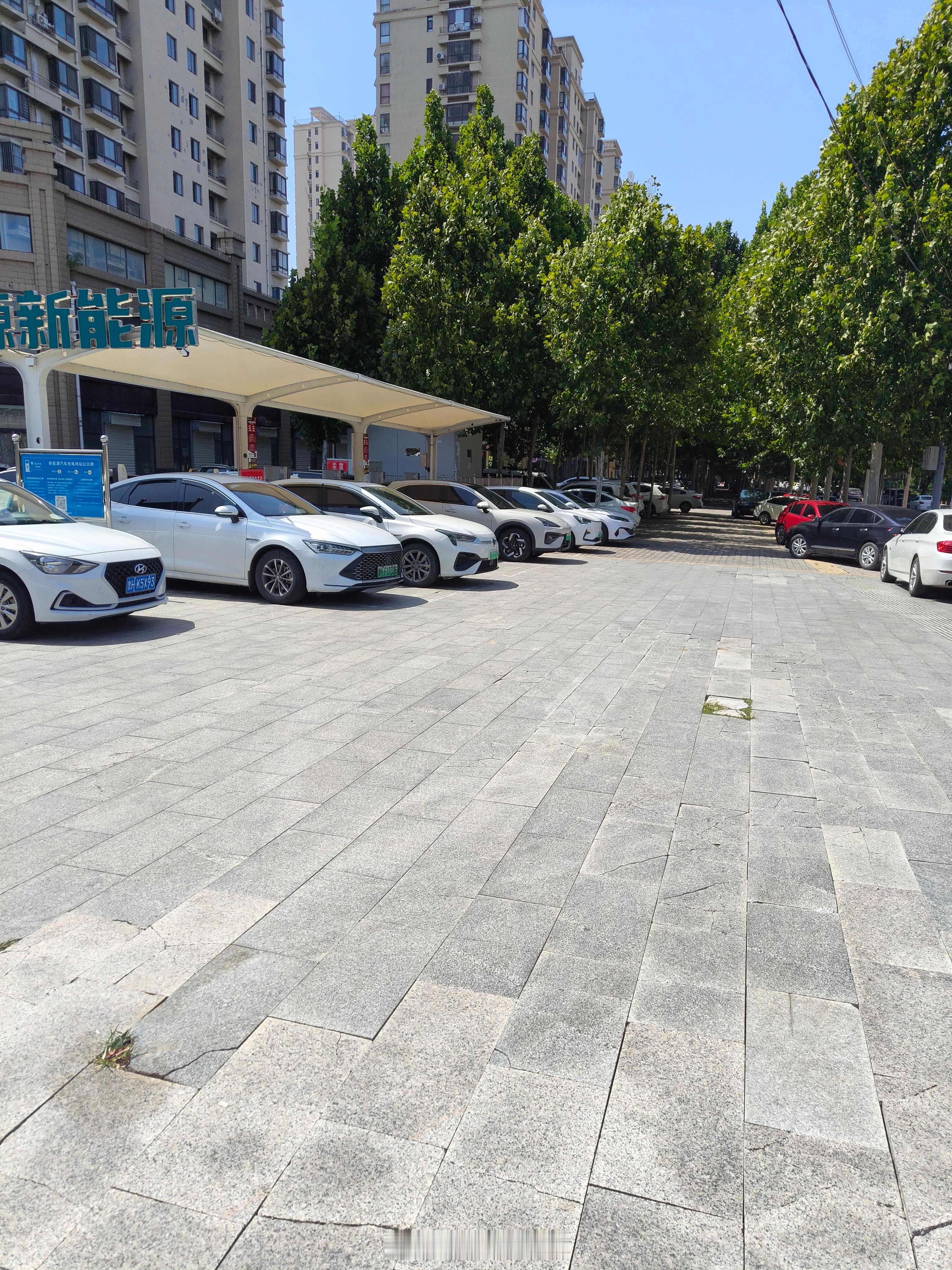 电车最怕这种石板路了，稍微开快点就会压的翘起来，然后电池底板就磕坏了​​​