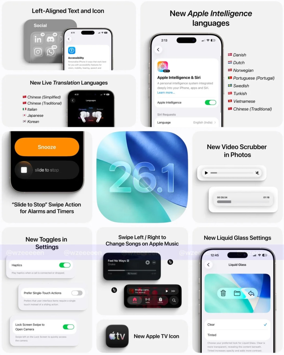 iOS26.1来了，不知道大家体验了没？感觉这波更新挺实在的。终于能自定义L