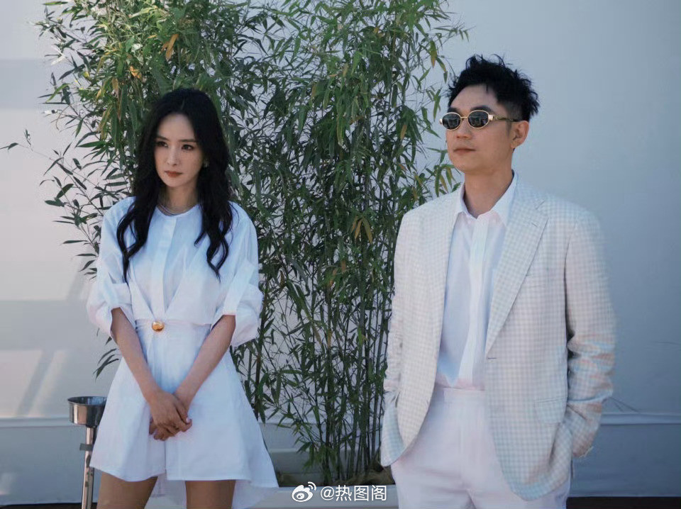 杨幂👗戛纳电影节个人photocall环节，好温柔大气✨热图阁公众号