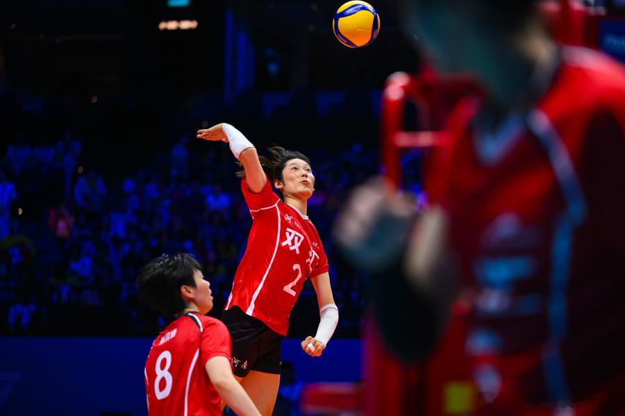 ⚡️累死人系列——全运女排5-8名半决赛第二场，河南3-2险胜北京。朱婷全场3