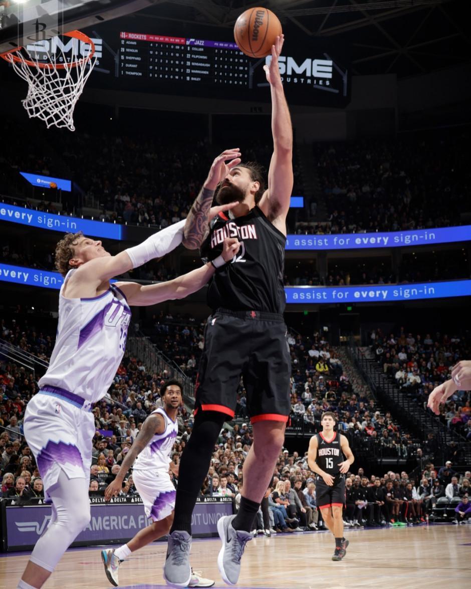 亚当斯伤病管理，火箭居然被爵士压着打看来真如我昨天所说亚当斯对于火箭实在