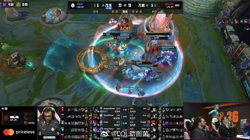 Bin没有能拯救BLG！Bin哥的纳尔还是没能拯救BLG，团战失利被G2一波，