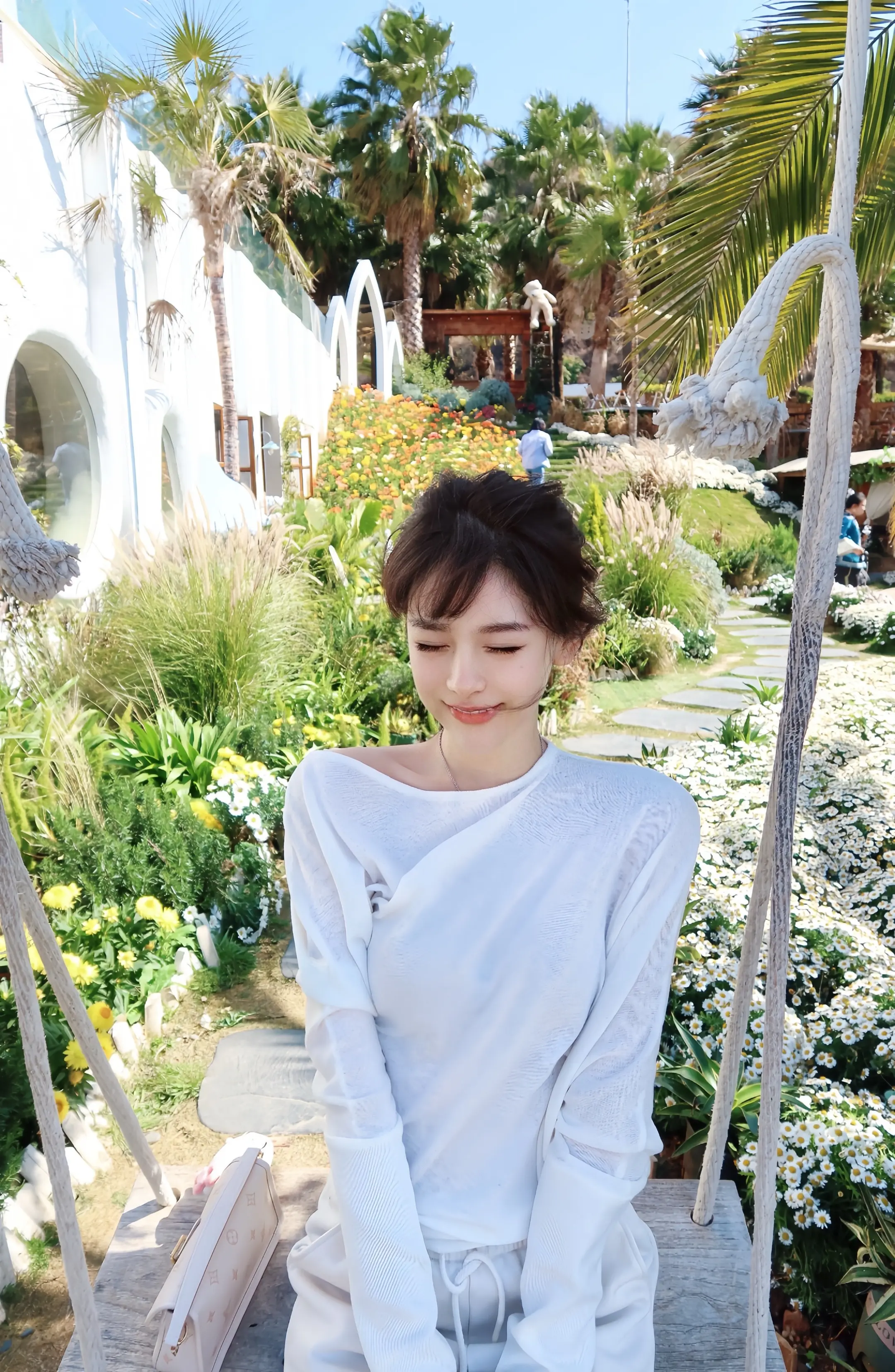 素颜旅行好舒服😆🌷