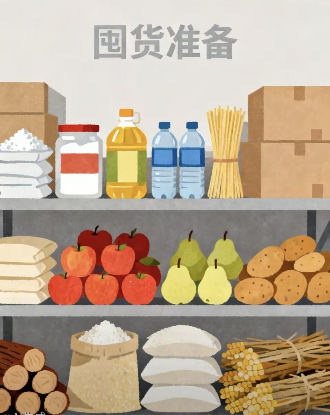 盐突然卖得快了，油盐米面货架空了一半，家里老人开始囤劈柴。不是瞎慌，是算过了——