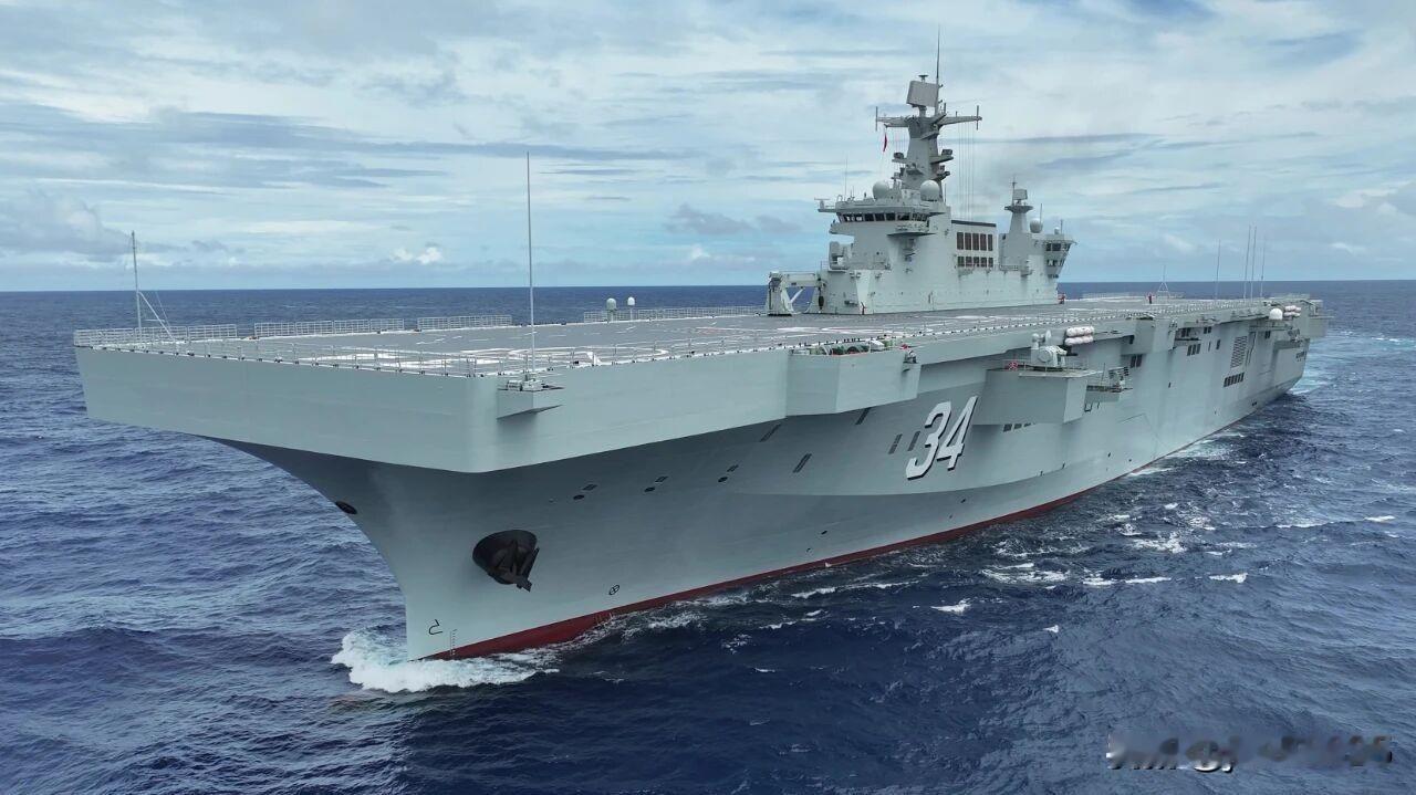 湖北舰形成实战能力，两大热点值得关注！湖北舰是075型两栖攻击舰的4号舰，20