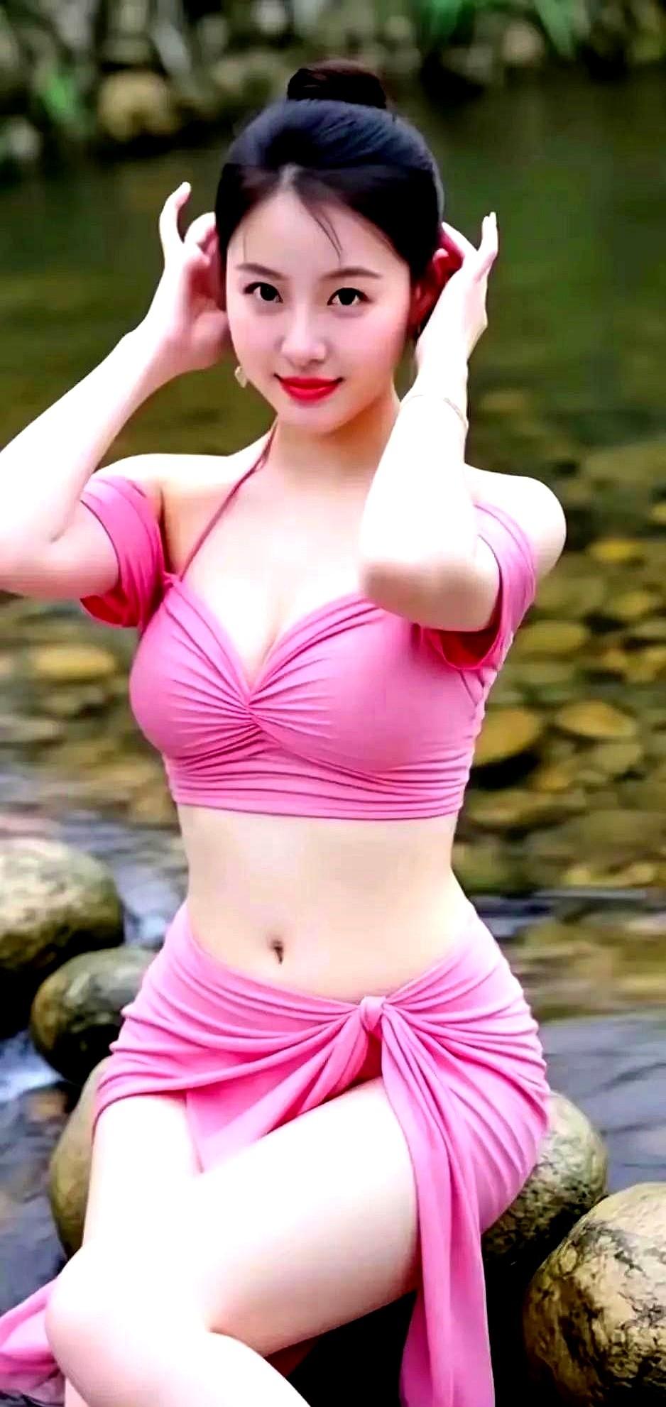 《溪流美人》总能给人一种灵动又纯净的美感突然想到上次刷到一组山间露营的抓拍照