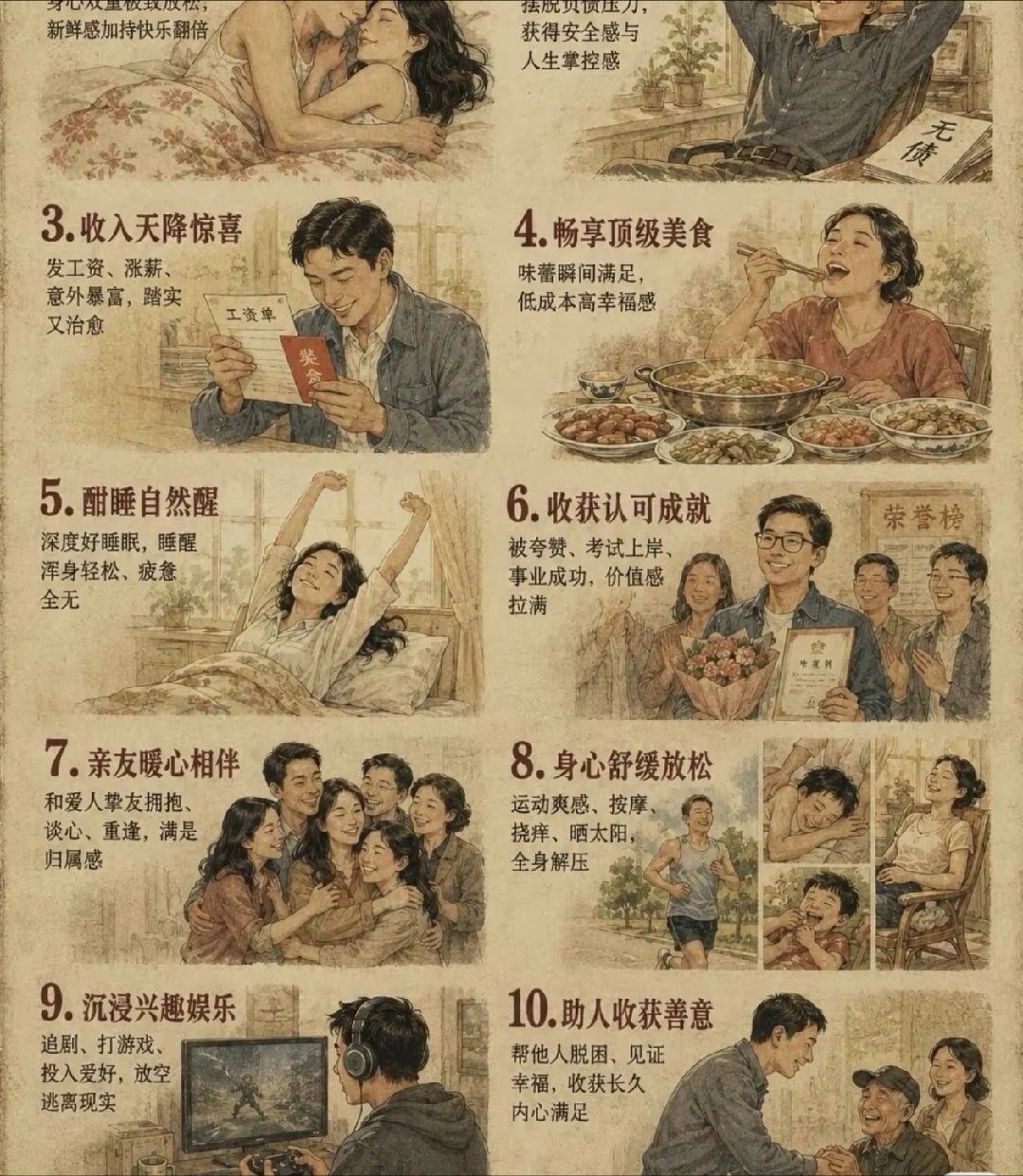 人生的最顶级享受是什么我最快乐的时候是高中毕业后的那个暑假，拿到了录取通知书，