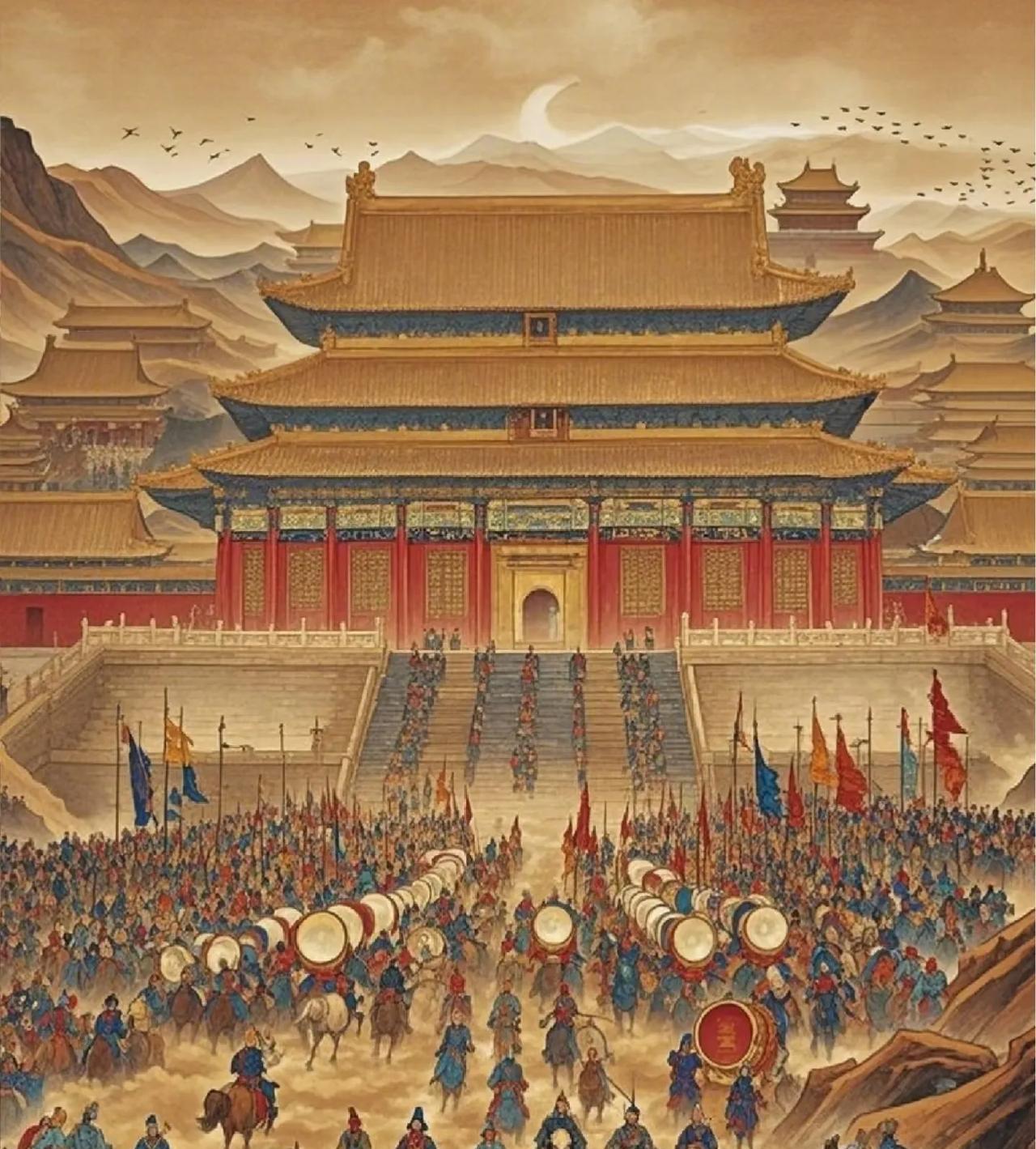 因为蒙古人做了一件特别蠢的事他们竟然把马场建在汉人人口最稠密的两准边上两准马场