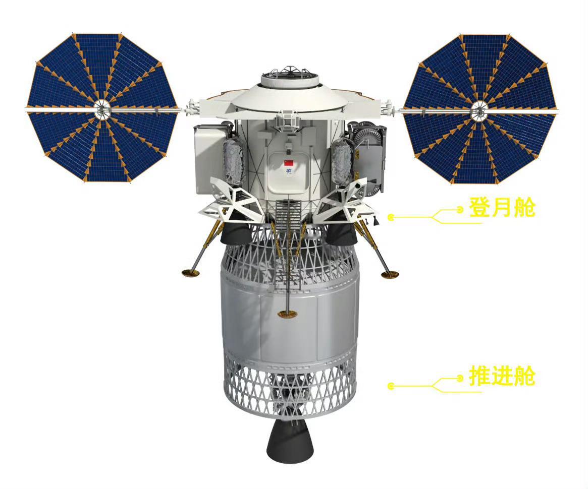 我国载人登月任务名称——月面着陆器“揽月”登月飞船“梦舟Y”月面舱外航天服“望