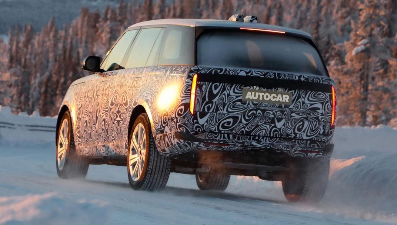 难道这是新款揽胜嘛？也在路试了～