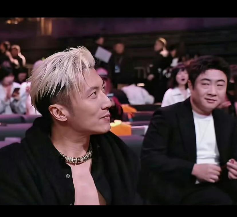 染个黄毛，戴个铁链子，露个胸脯子单看谢霆锋这一身，我是真没觉得他多帅反而觉得