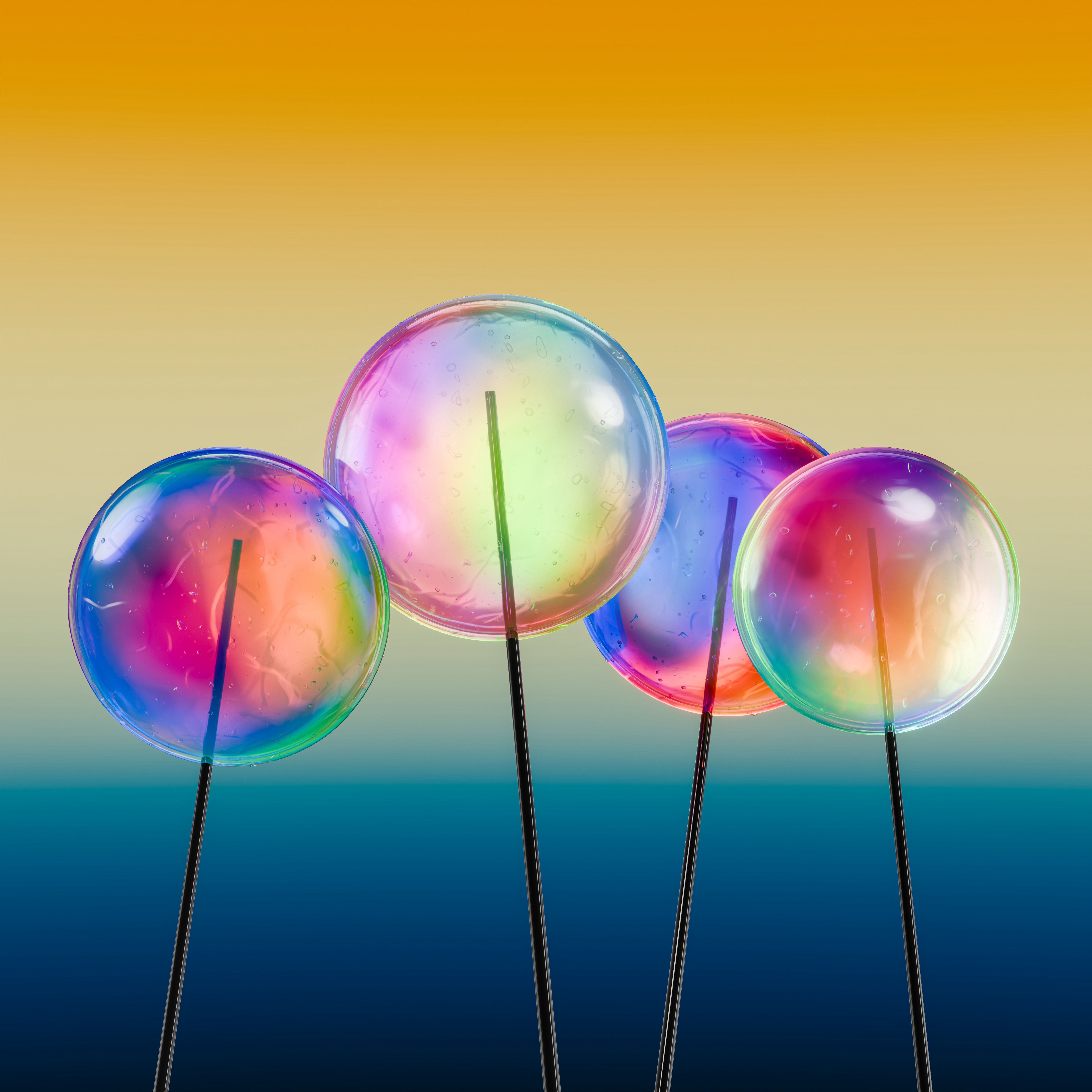 小球球壁纸还有景深效果，挺不错的twi.Private