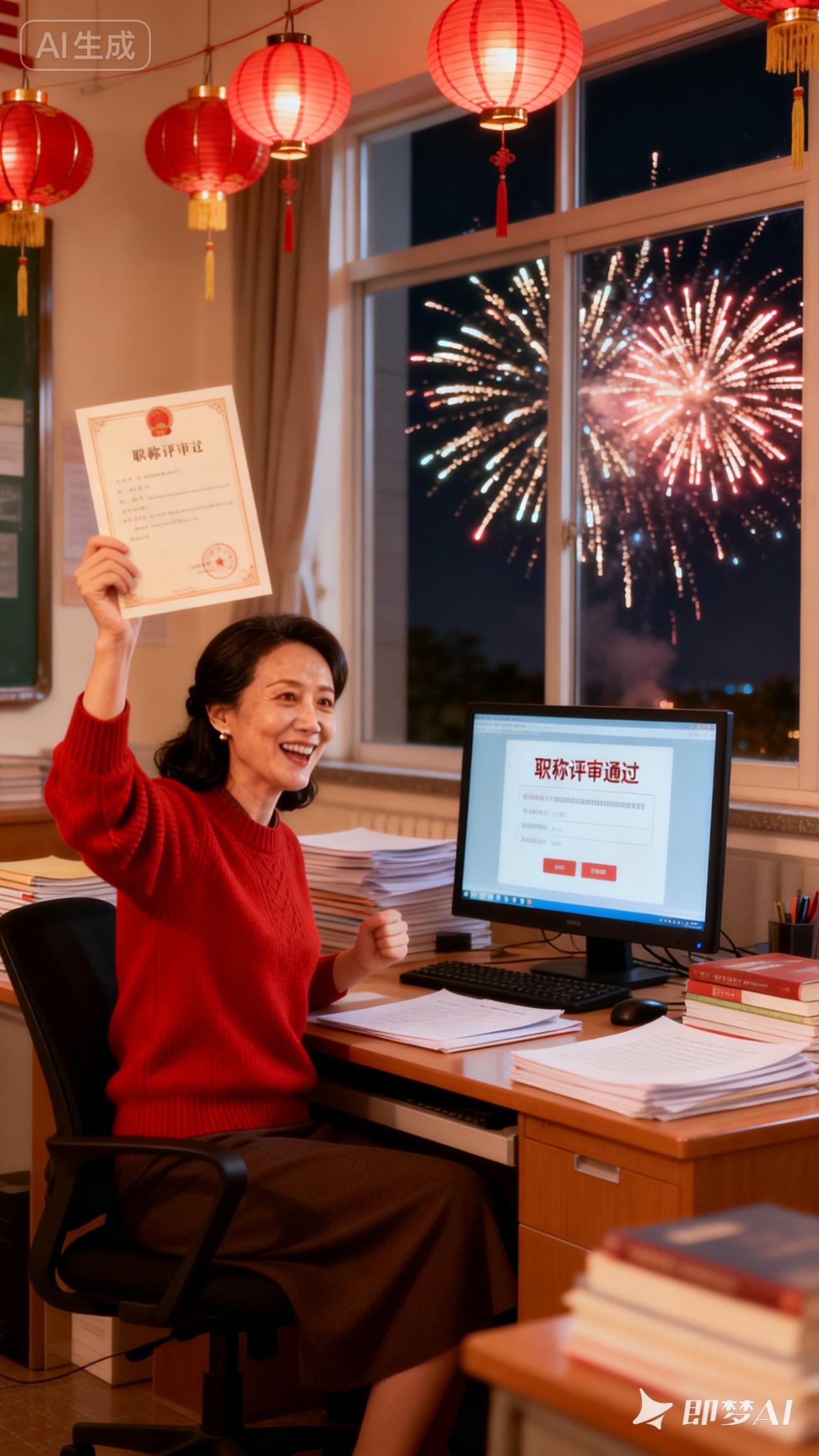 2025马上要过去了，迎接2026，在这里祝所有老师们新的一年：职称一评就过，学