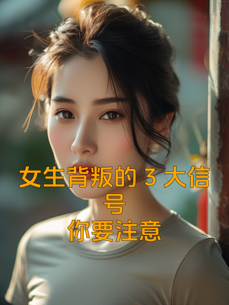 女生背叛的3大信号，你要注意